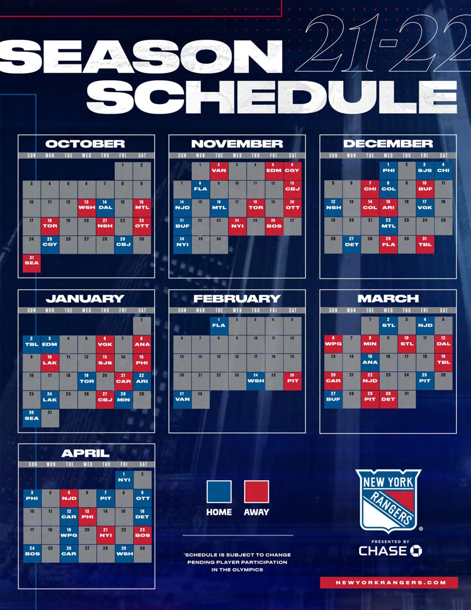 2021 2022 New York Rangers Schedule And Tickets Released 2021 2022 New York Rangers Schedule And Tickets Released
