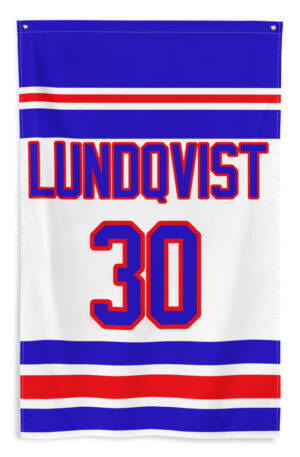 New York Rangers Henrik Lundqvist Retirement Banner