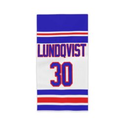 Henrik Lundqvist Retirement Banner Beach Towel