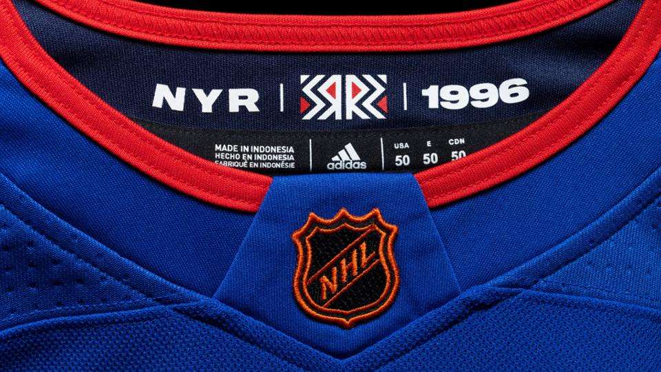 Modelline 2023 New York Rangers Reverse Retro Royal Blue Knit Ice